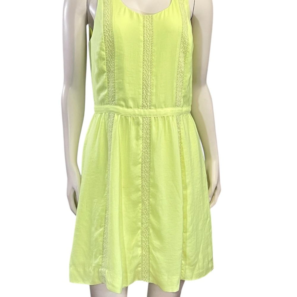 Lime Green Sleeveless Dress summer DKNY